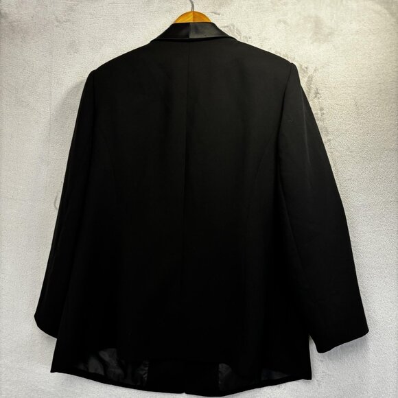 Lot of 2 Le Suit Blazer Jackets Womens 18W Black Houndstooth Office Career - Picture 3 of 16